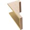Ekena Millwork 10"W x 10"D x 20"H Wide Burlington Rough Cedar Woodgrain TimberThane Corbel, Primed Tan CORUR10X10X20BURRCPR - alternate 4
